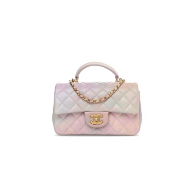CHANEL OMBRE MINI TOP HANDLE FLAP 1112622 (20*13*6cm)